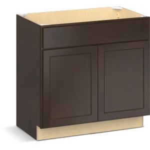 RELIABILT Parkstone II Vanity Base, Espresso Stained, 36" W, 2 Doors, Fully Assembled - 641178 | Lowe's Pro Supply